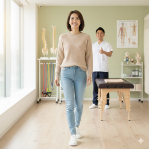 坐骨神経痛から回復した女性