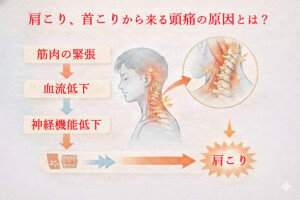 肩こりの原因イラスト